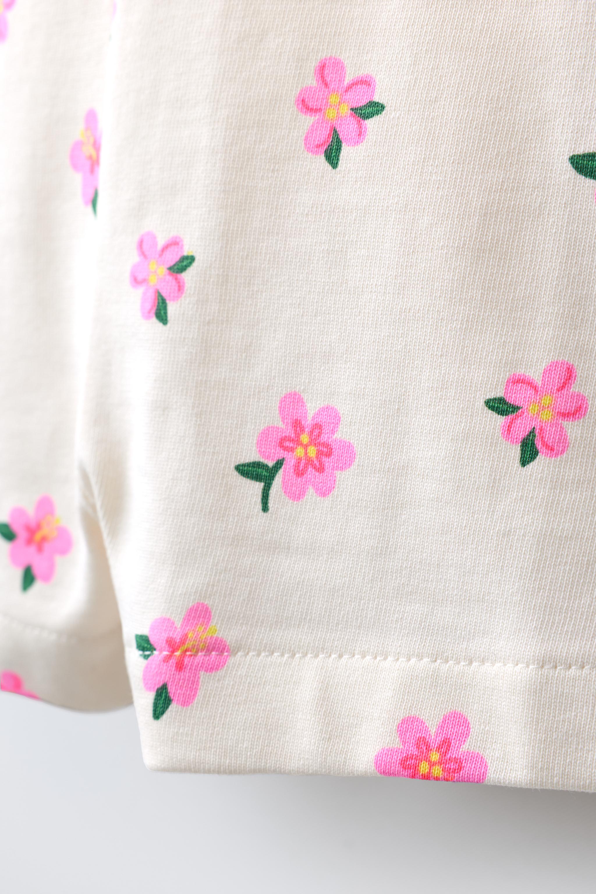 SHORT FLORAL JUMPSUIT