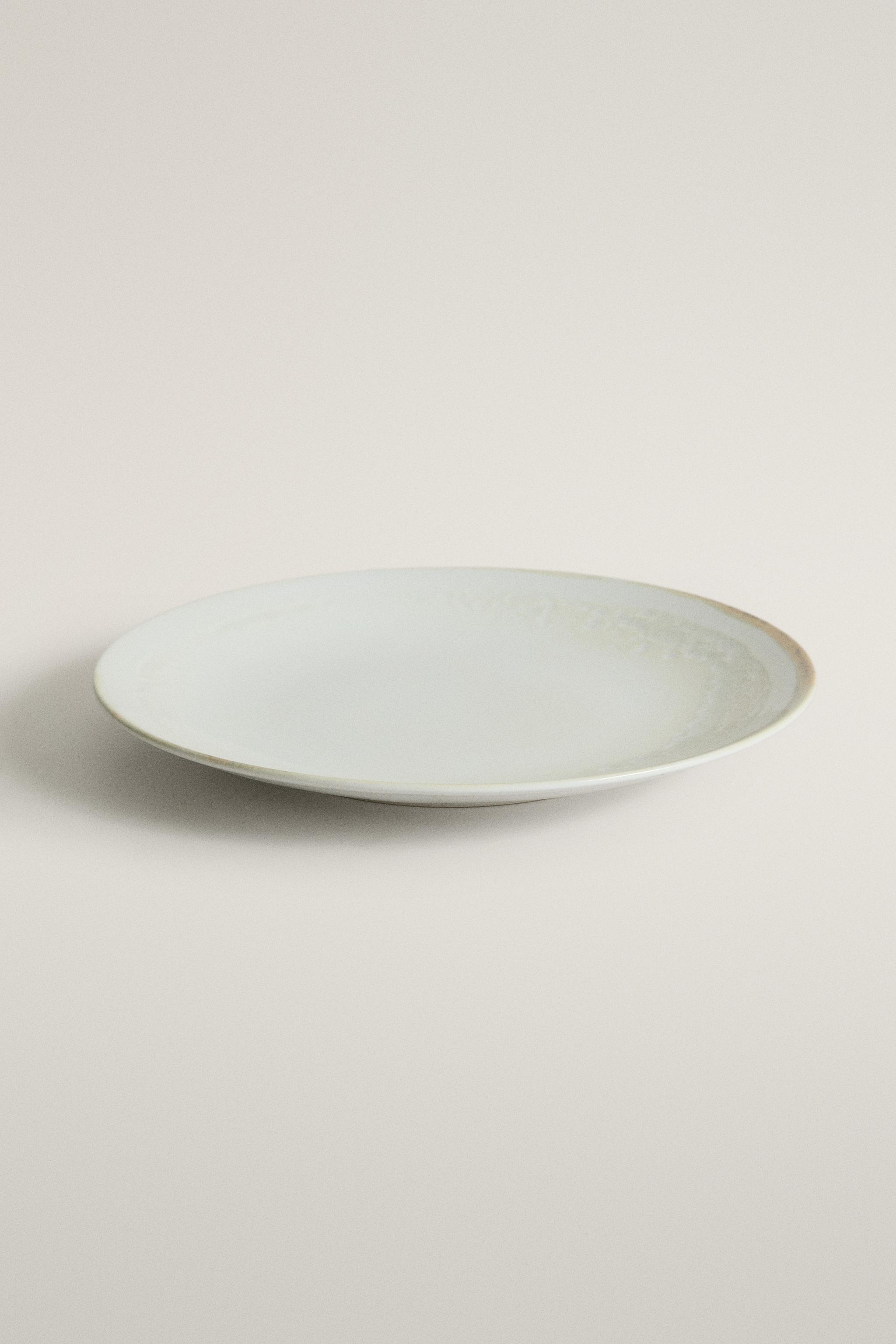 ASSIETTE PLATE GRÈS