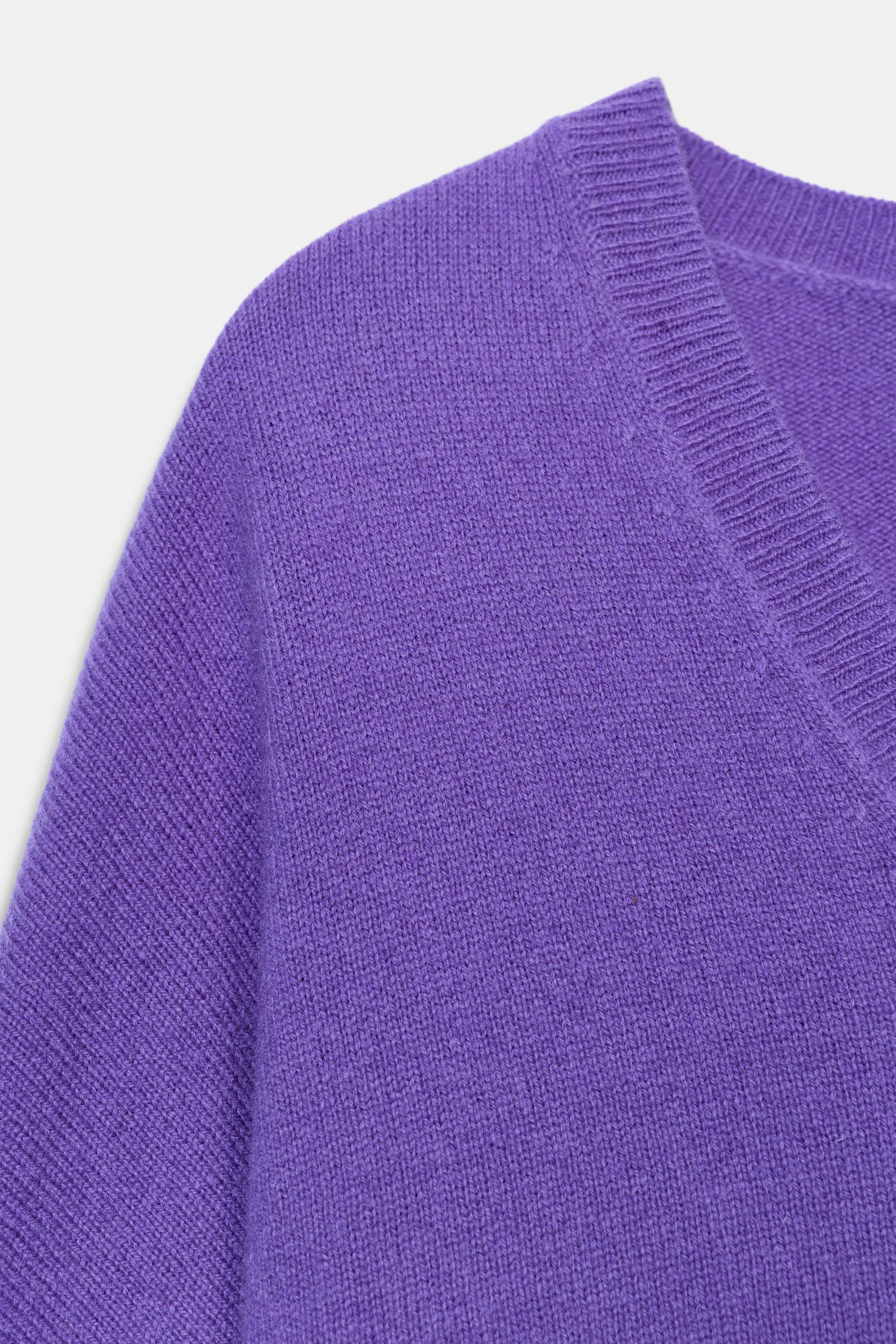 Женские свитеры Zara 100% WOOL OVERSIZED JUMPER — фото 6