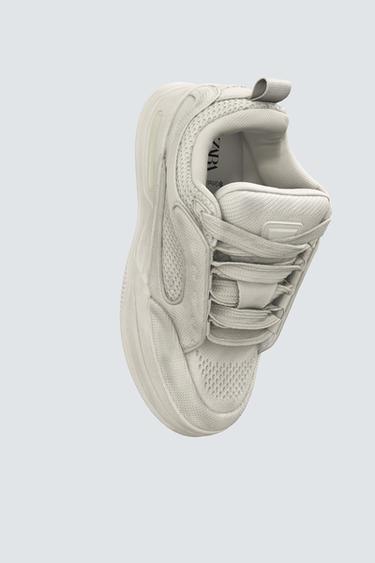 TENNIS VOLUME USÉ - Blanc ivoire de Zara - Image 3