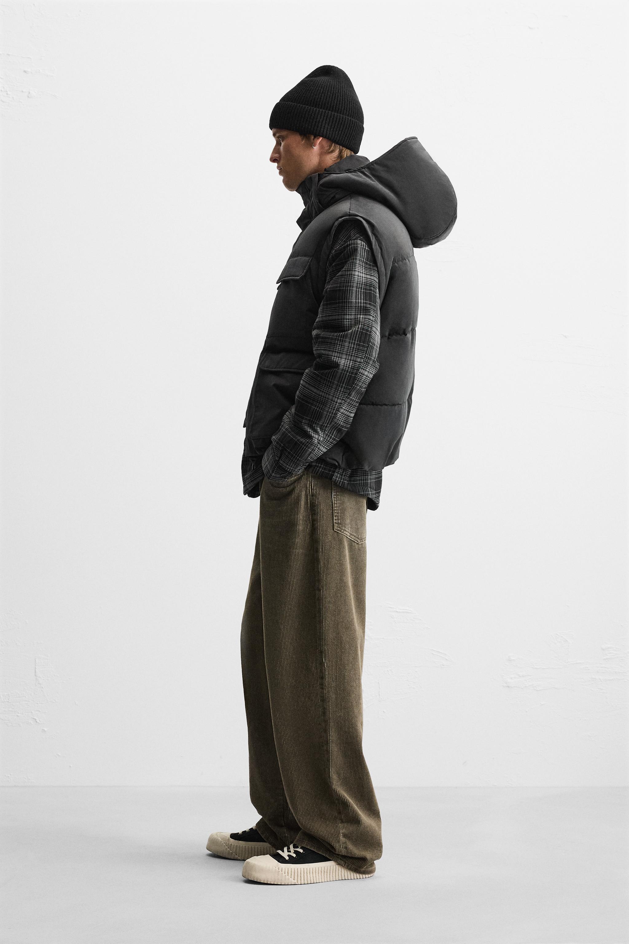 WATER-REPELLENT PUFFER GILET - Black | ZARA United Kingdom