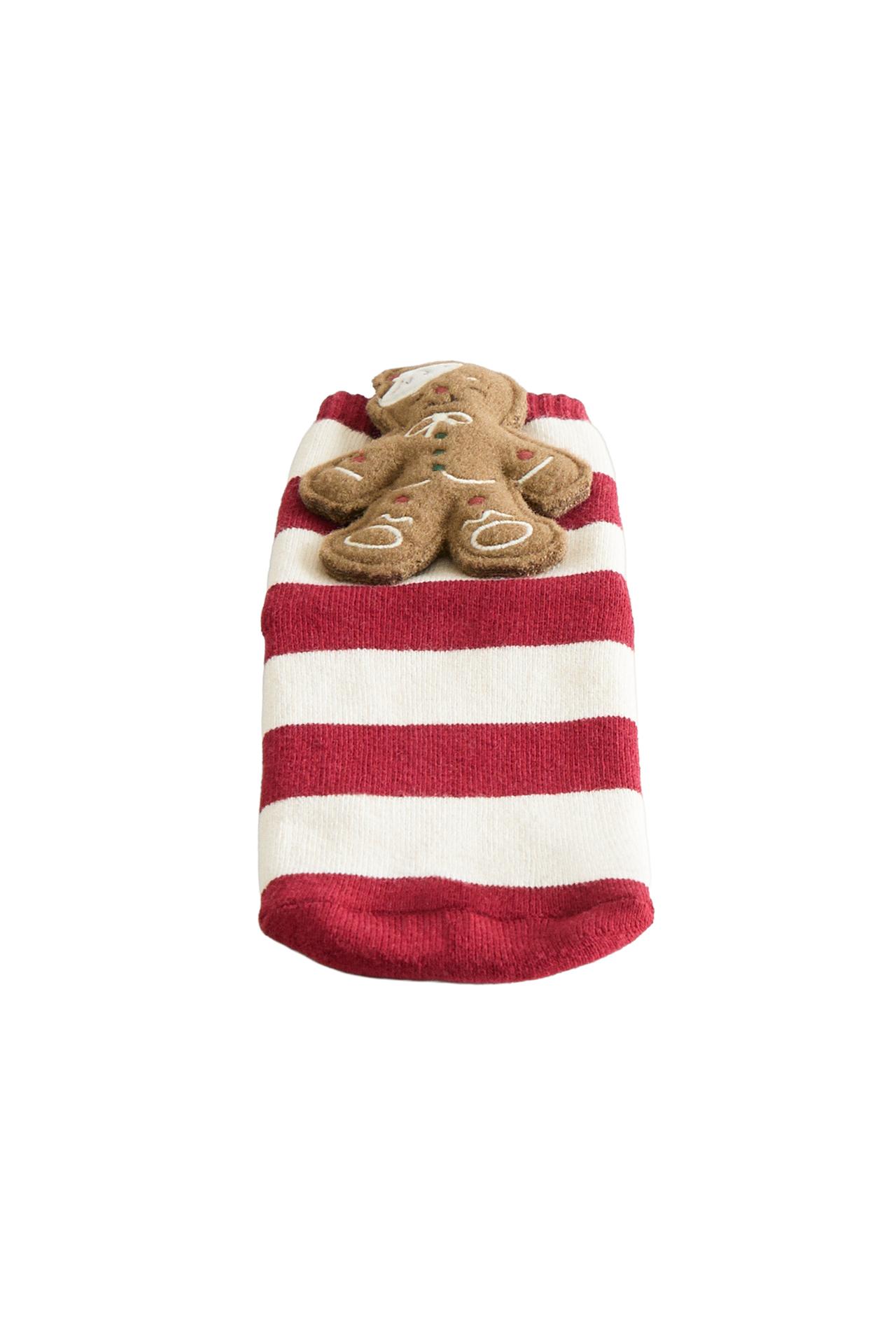 KIDS' NON-SLIP GINGERBREAD CHRISTMAS SOCK