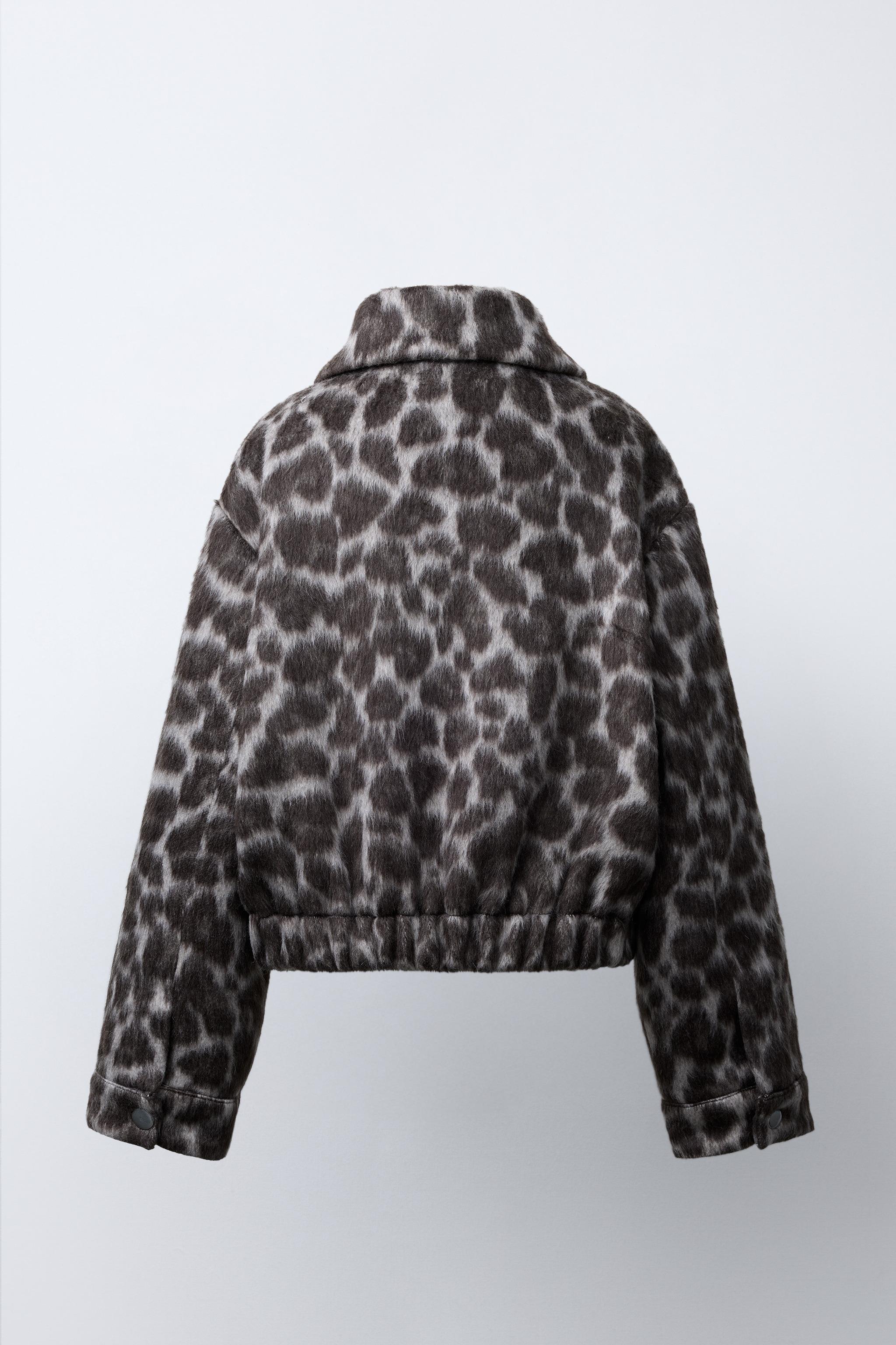 BLOUSON BOMBER ANIMAL PRINT