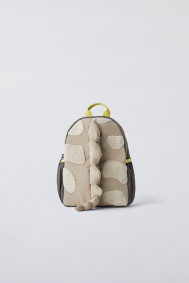 MOCHILA COM FORMA DE DINOSSAURO - Cinza da Zara
