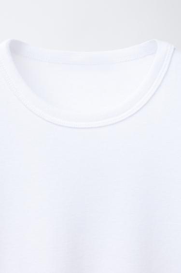 2-PACK OF SHORT SLEEVE T-SHIRTS - White by Zara - Image 3