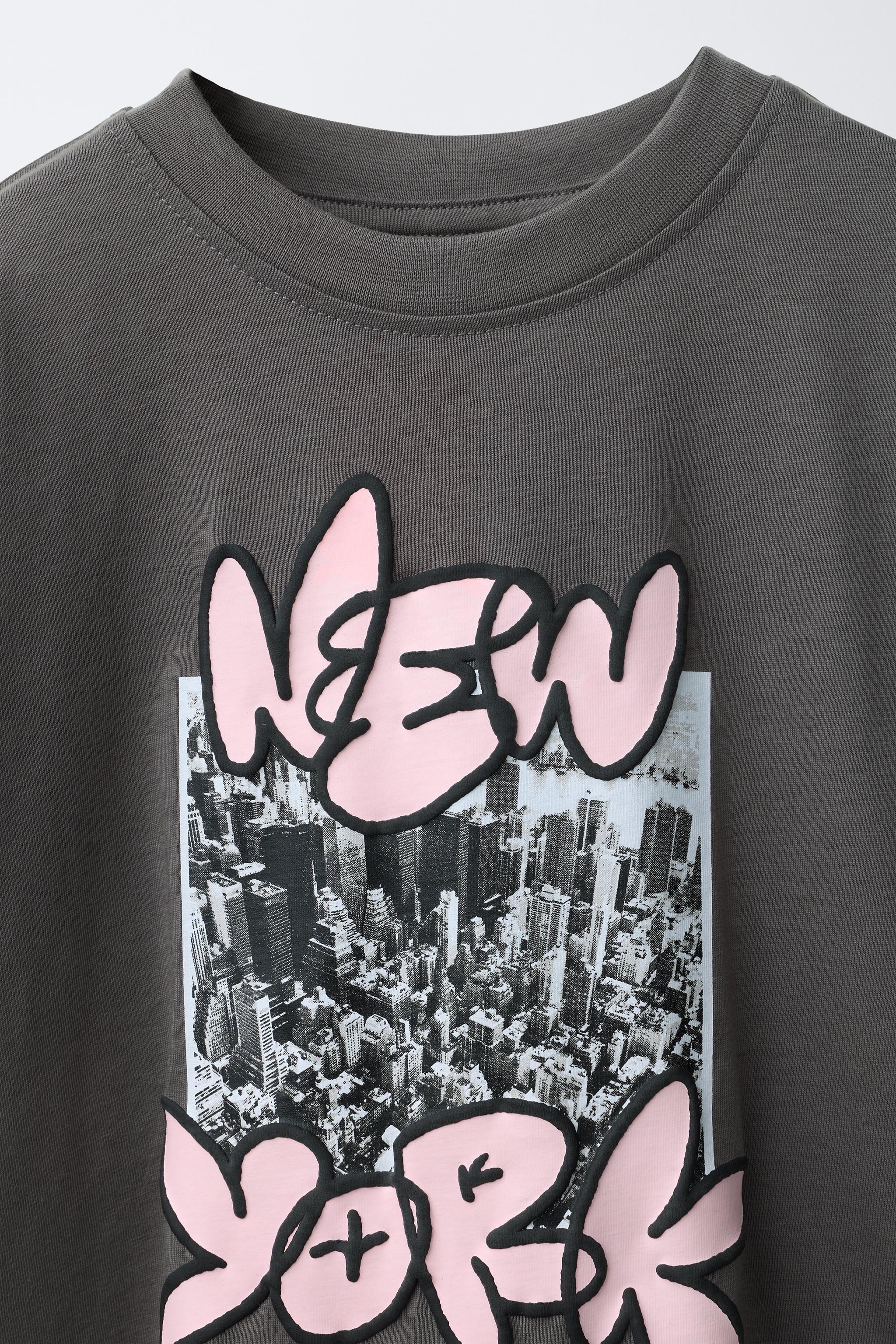 SARA♡ PRINTED T-SHIRT - White | ZARA United States