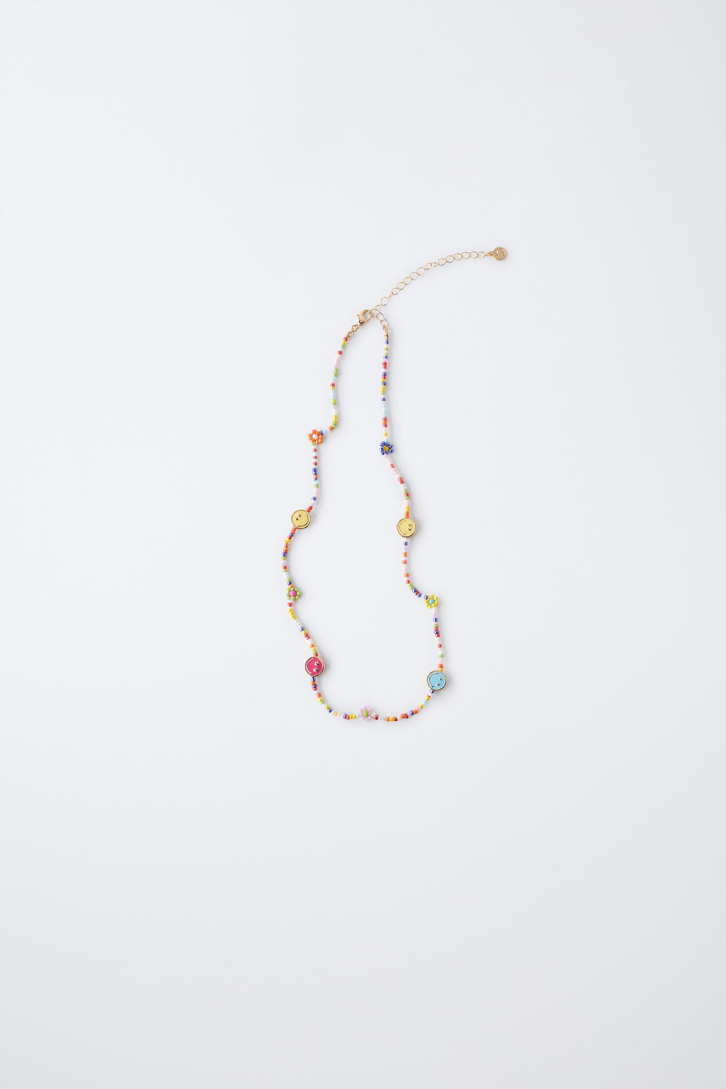 Детское колье Zara Smileyworld ® Beaded, цвет: Разноцветный — фото 1