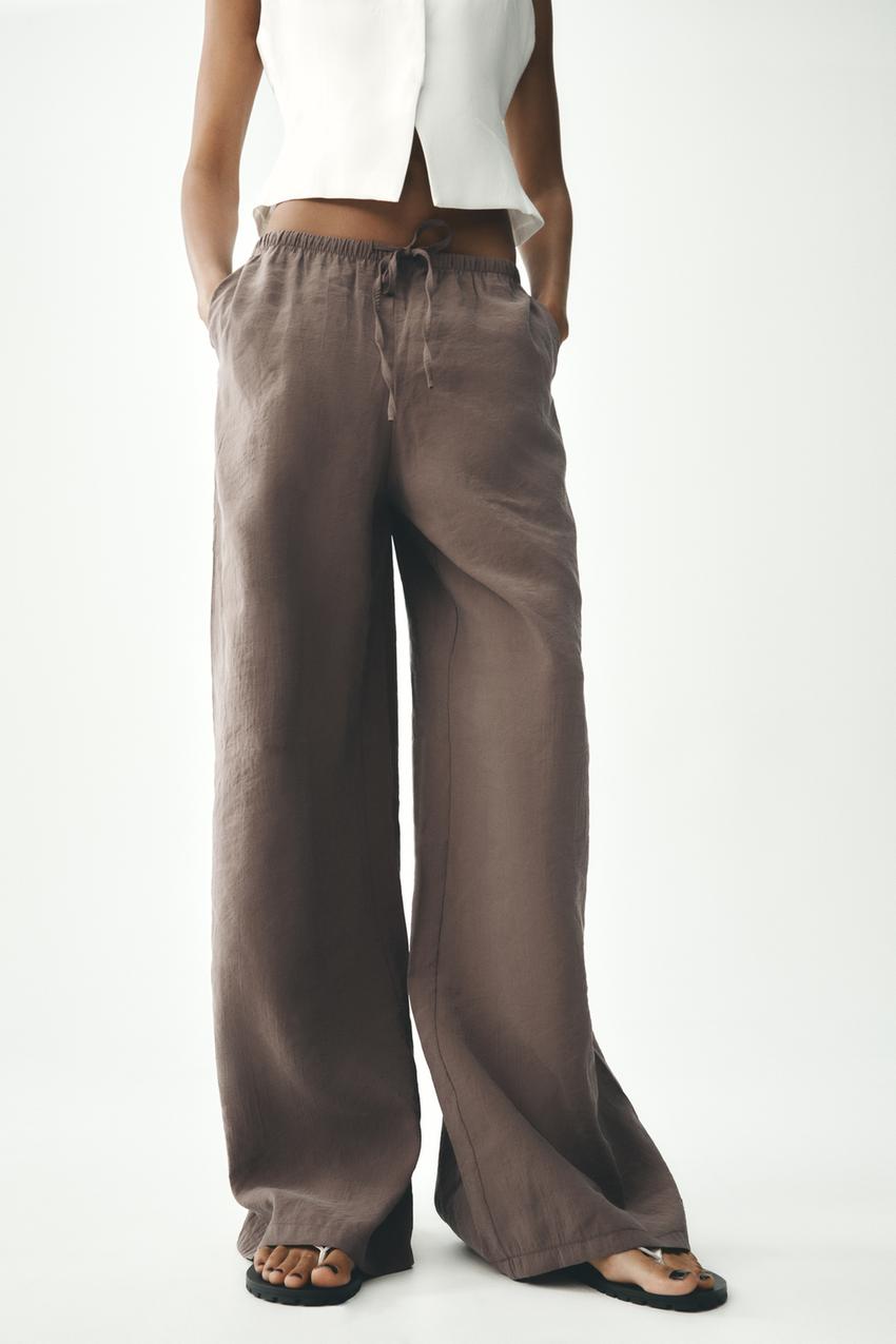 FLOWING PALAZZO TROUSERS