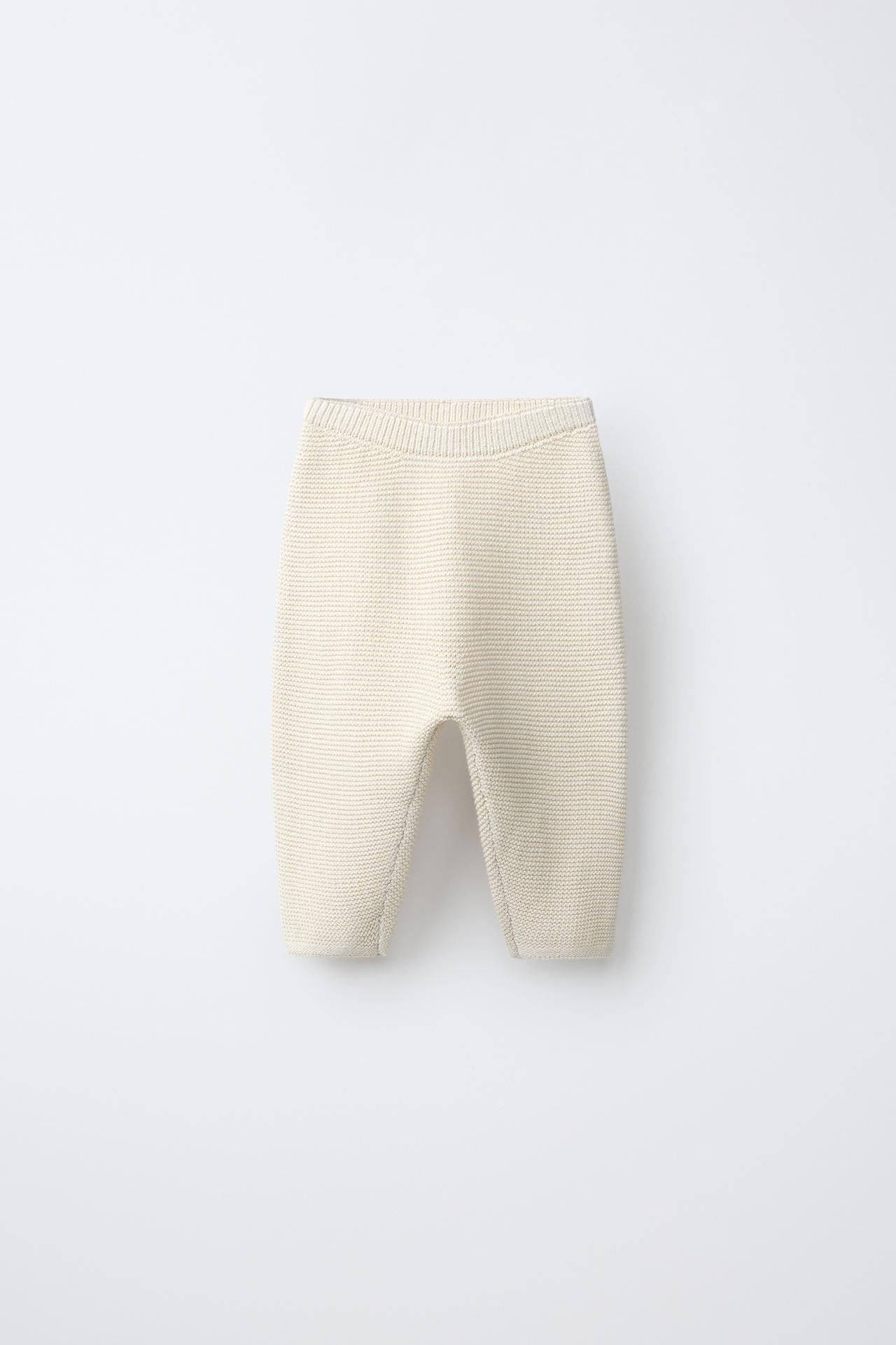 LINKS KNIT TROUSERS — Ecru