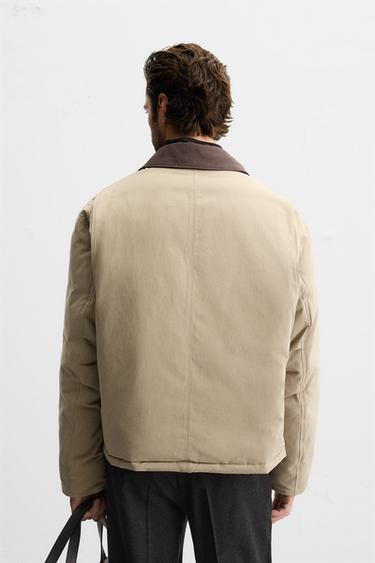 MATCHING COLLAR JACKET - Beige by Zara - Image 2