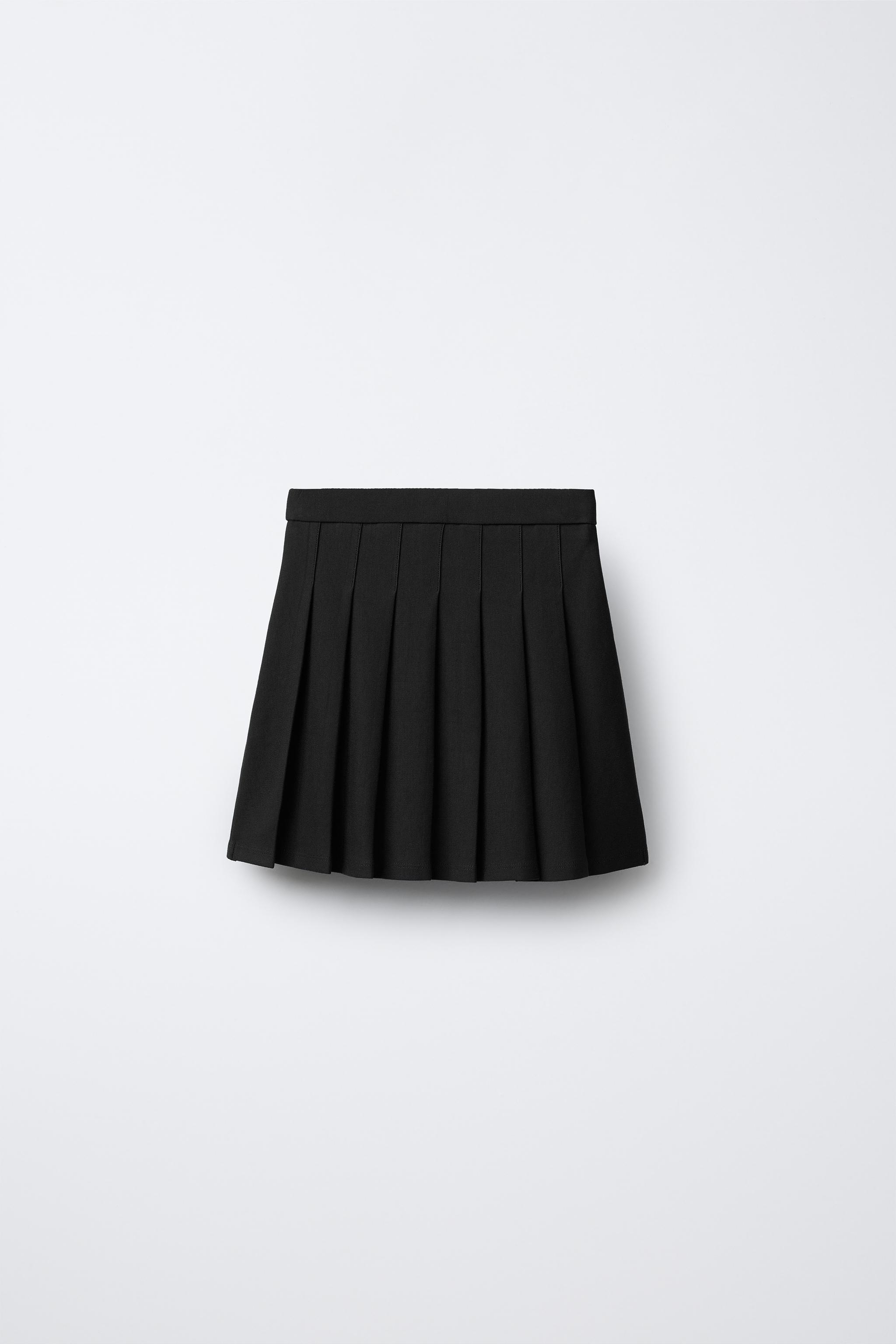PLEATED SKIRT - Black | ZARA Canada