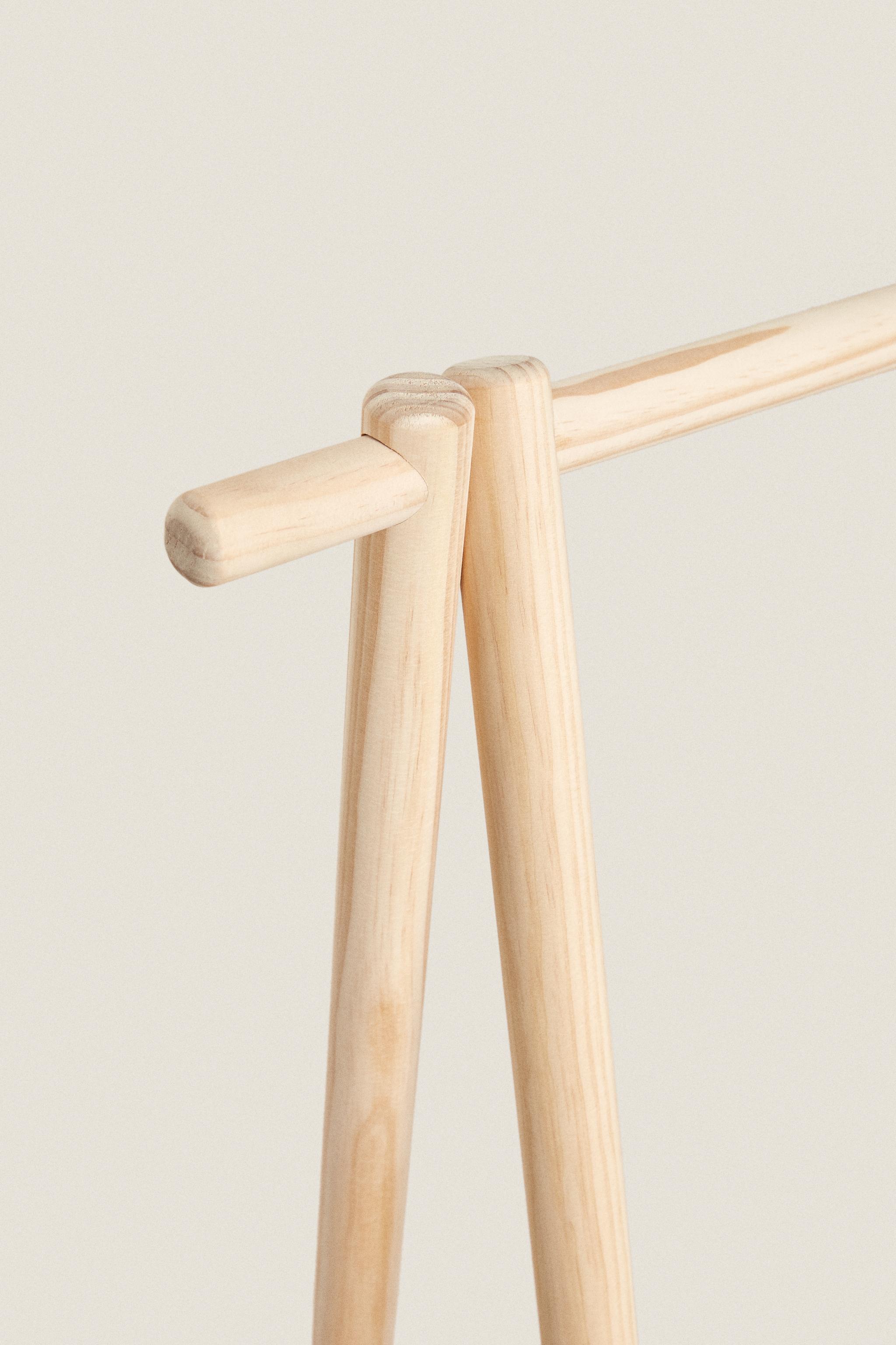Zara WOODEN CLOTHES RACK — фото 4
