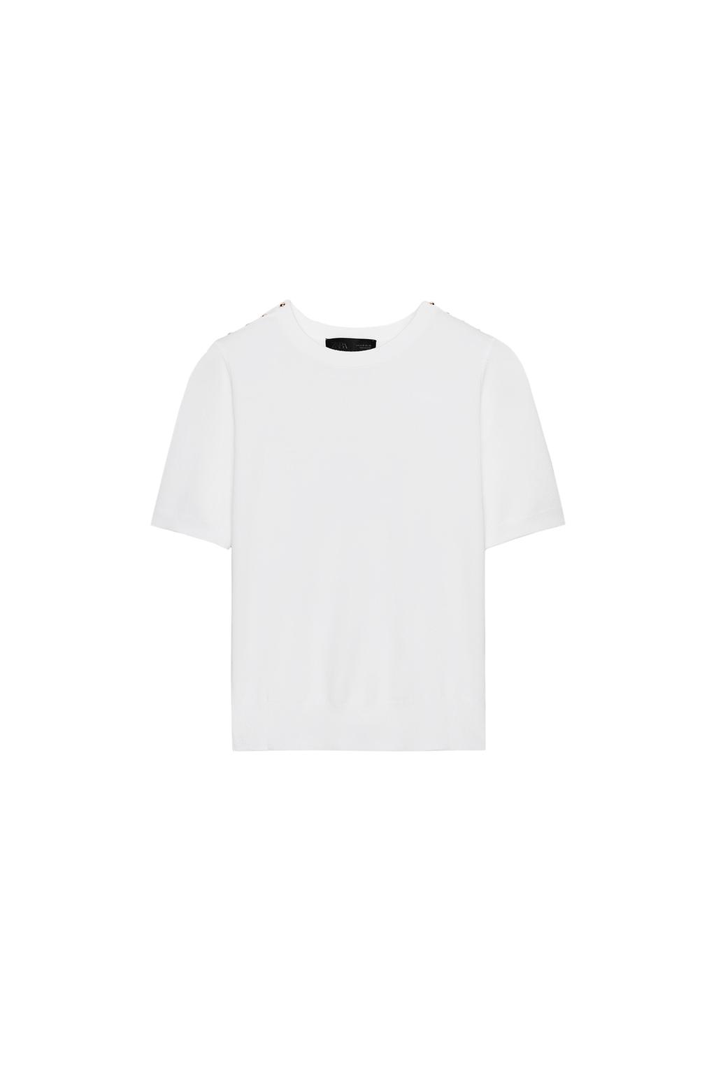 BASIC SHORT SLEEVE KNIT JUMPER - image 3