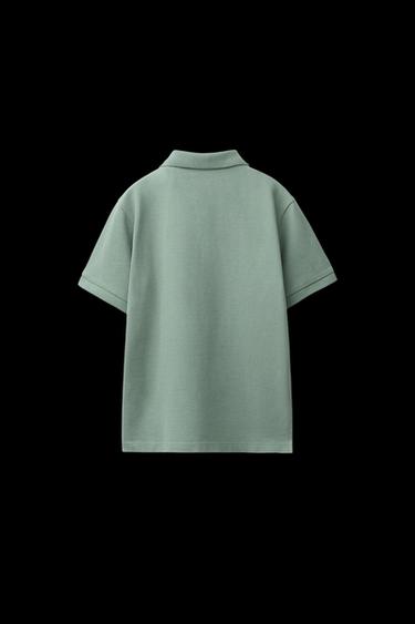 BASIC PLAIN POLO SHIRT - Khaki by Zara