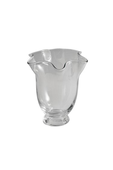 VASO DE VIDRO TRANSPARENTE ONDULADO - Transparente da Zara