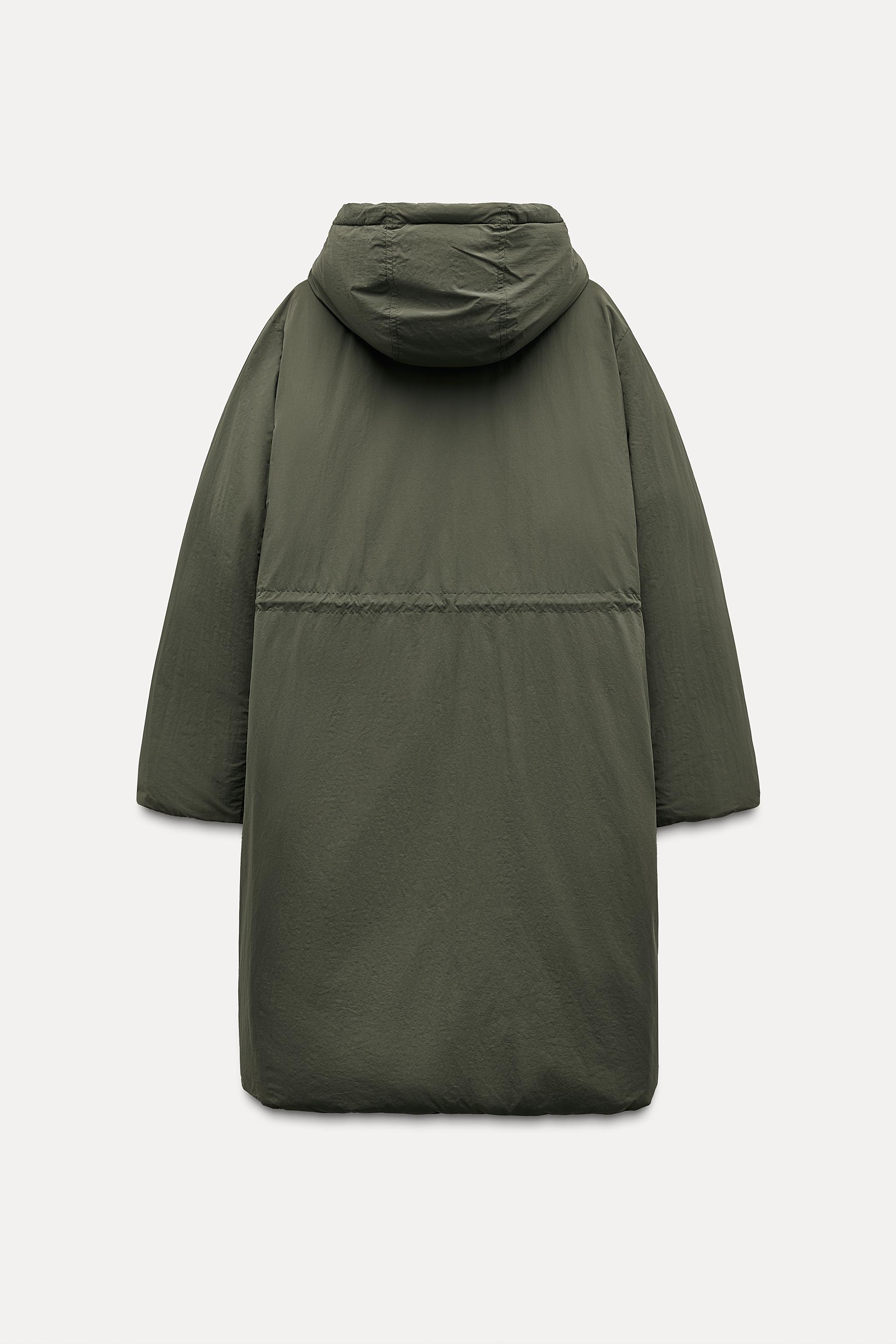 Zara WATER AND WIND PROTECTION REVERSIBLE PUFFER COAT top