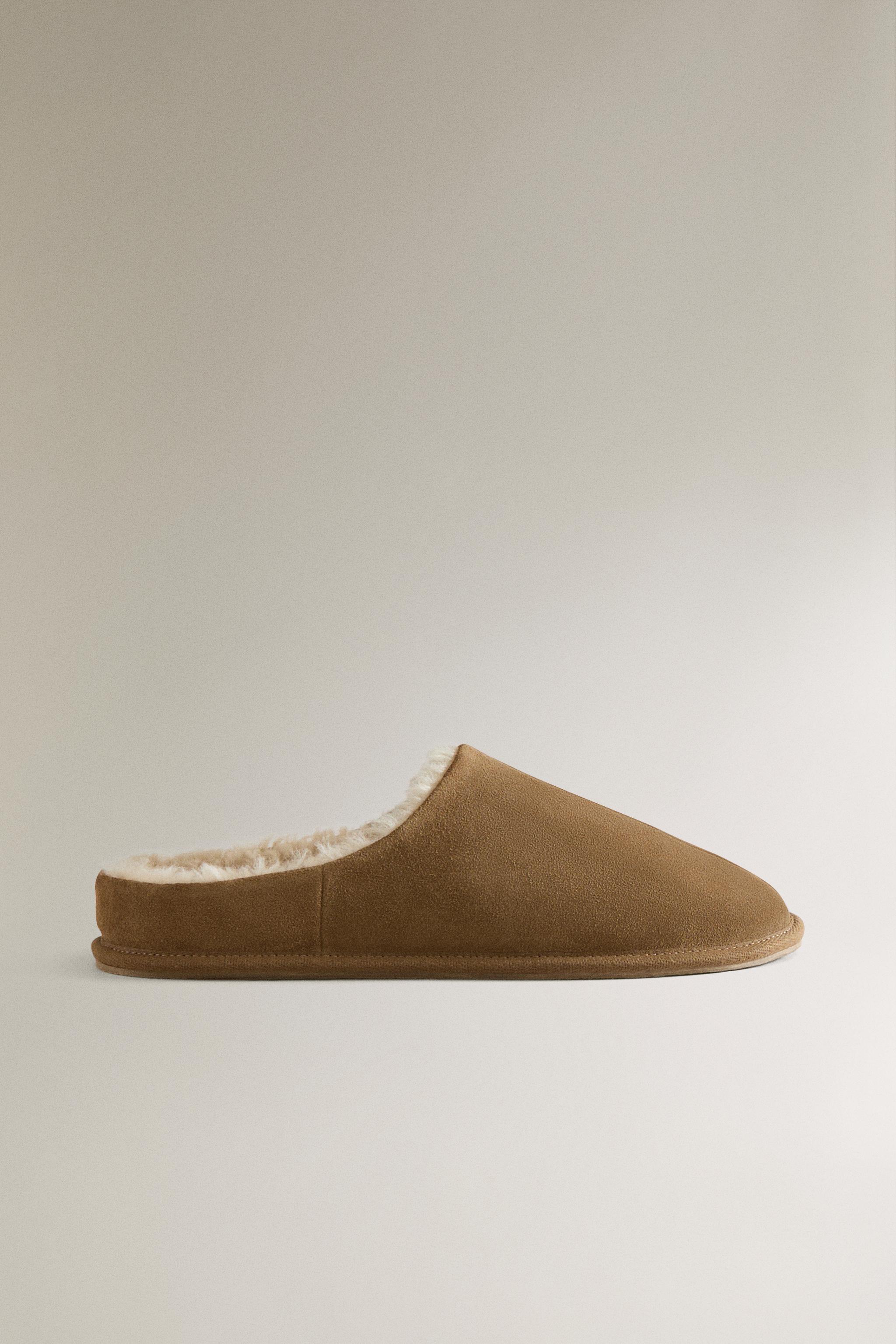 MULES EN CUIR CHAUDES