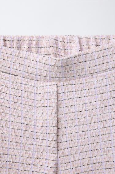 PANTALON TEXTURÉ STYLE MILITAIRE - Rose pastel de Zara - Image 2