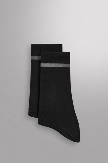 RUNNING SOCKS 2-PACK - Black by Zara