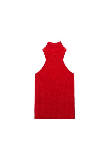 HALTER KNIT TOP