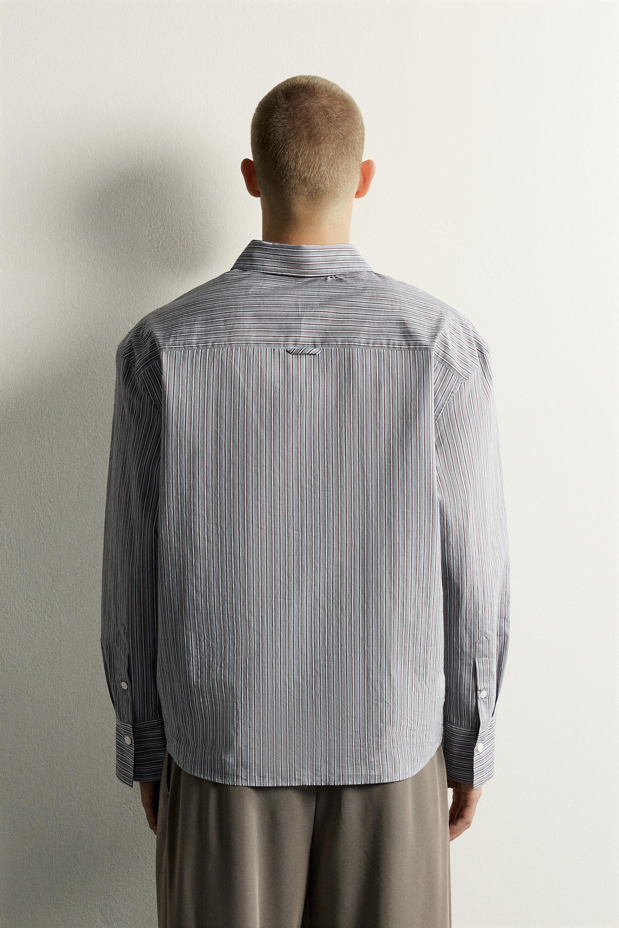 RELAXED FIT STRIPED SHIRT