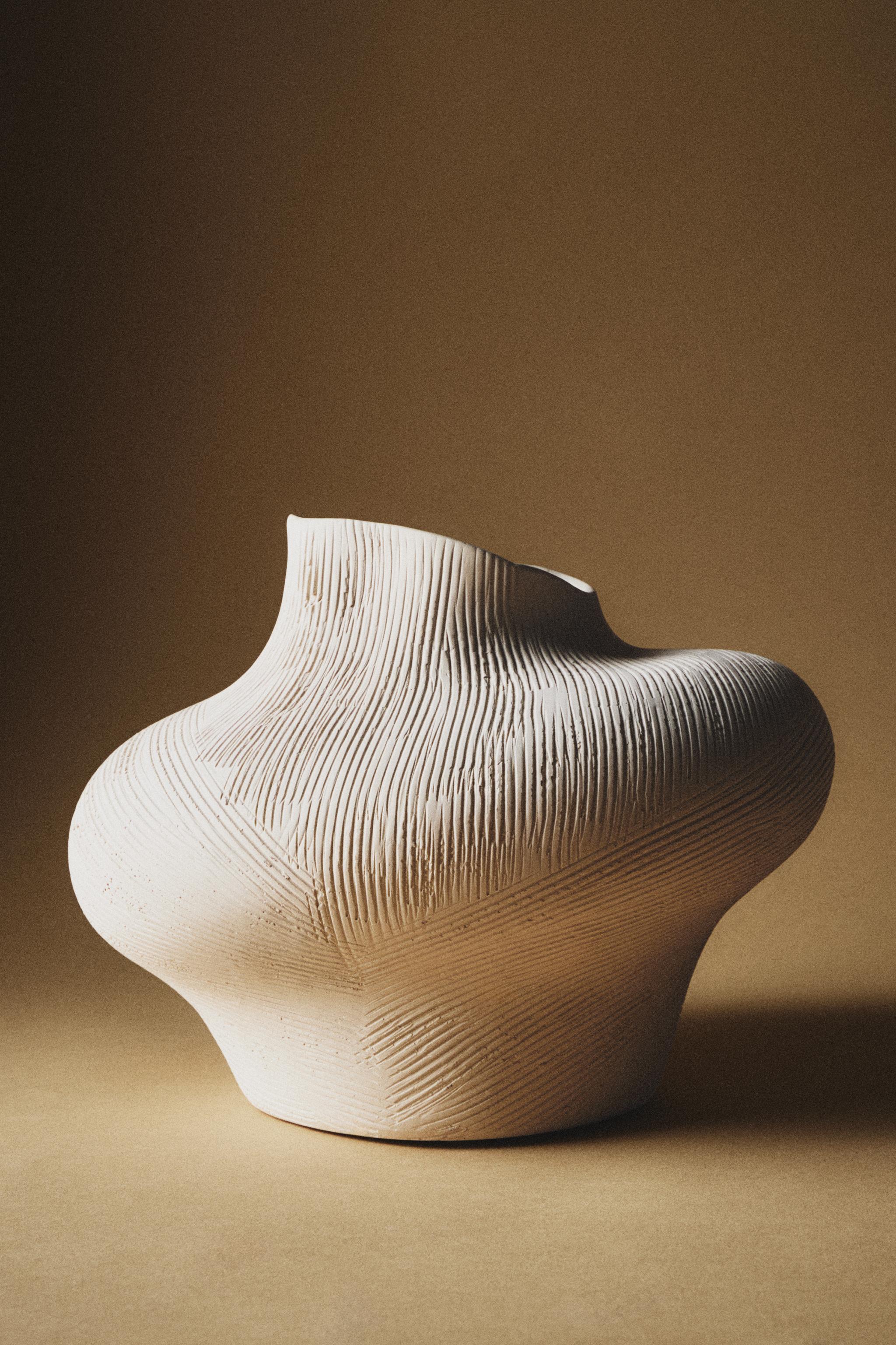 IRREGULAR CERAMIC VASE