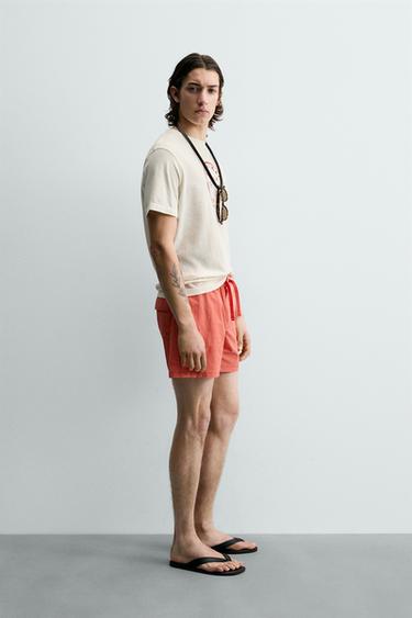 HAWAII GRAPHIC T-SHIRT - Ecru by Zara - Image 3