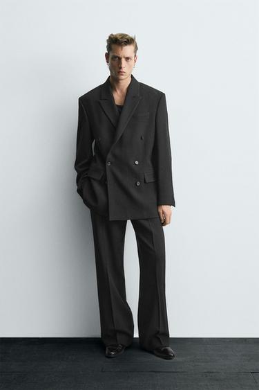 PINSTRIPE DIPLOMATIC SUIT LIMITED EDITION - Pink by Zara