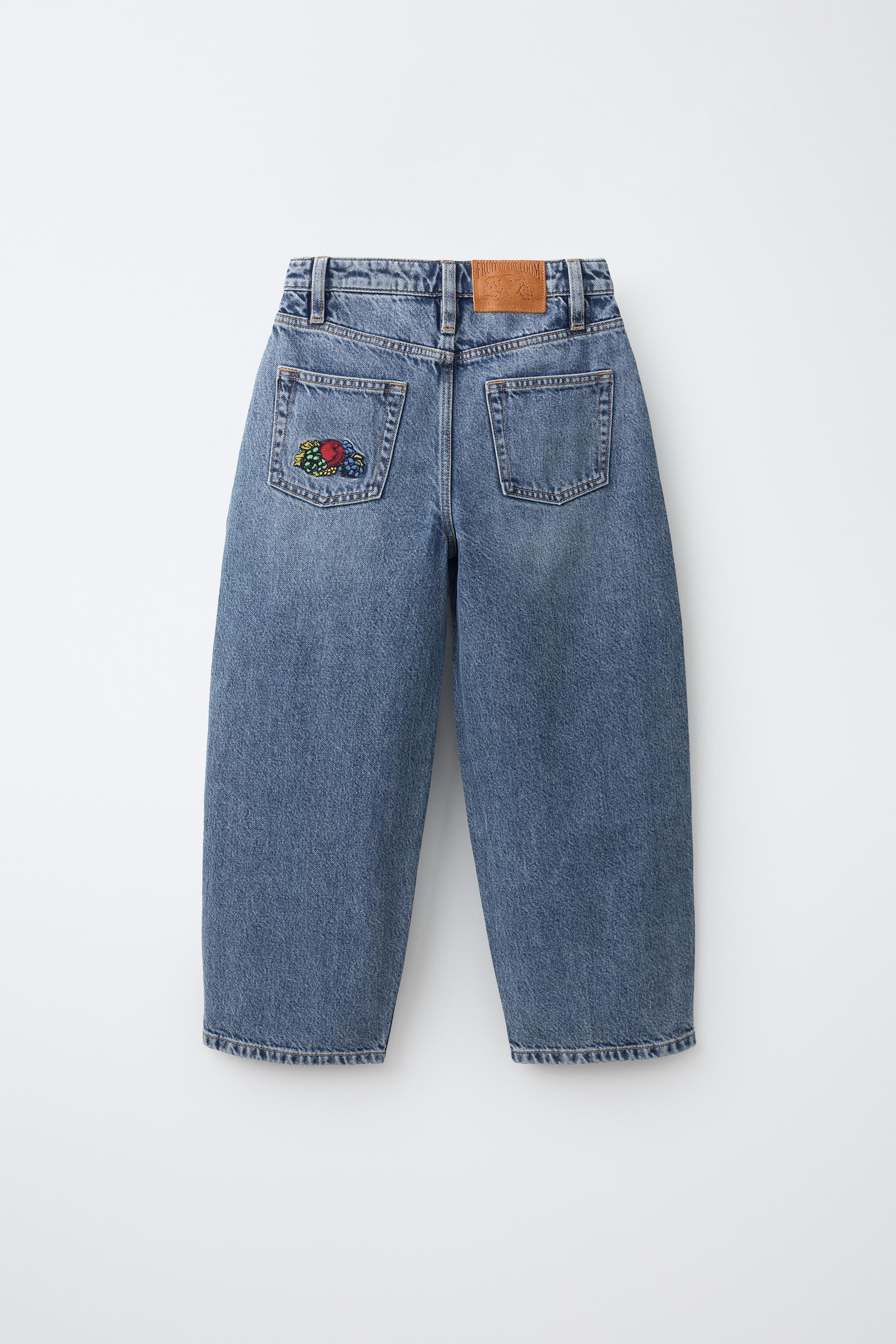 JEAN BALLOON BRODÉ FRUIT OF THE LOOM™