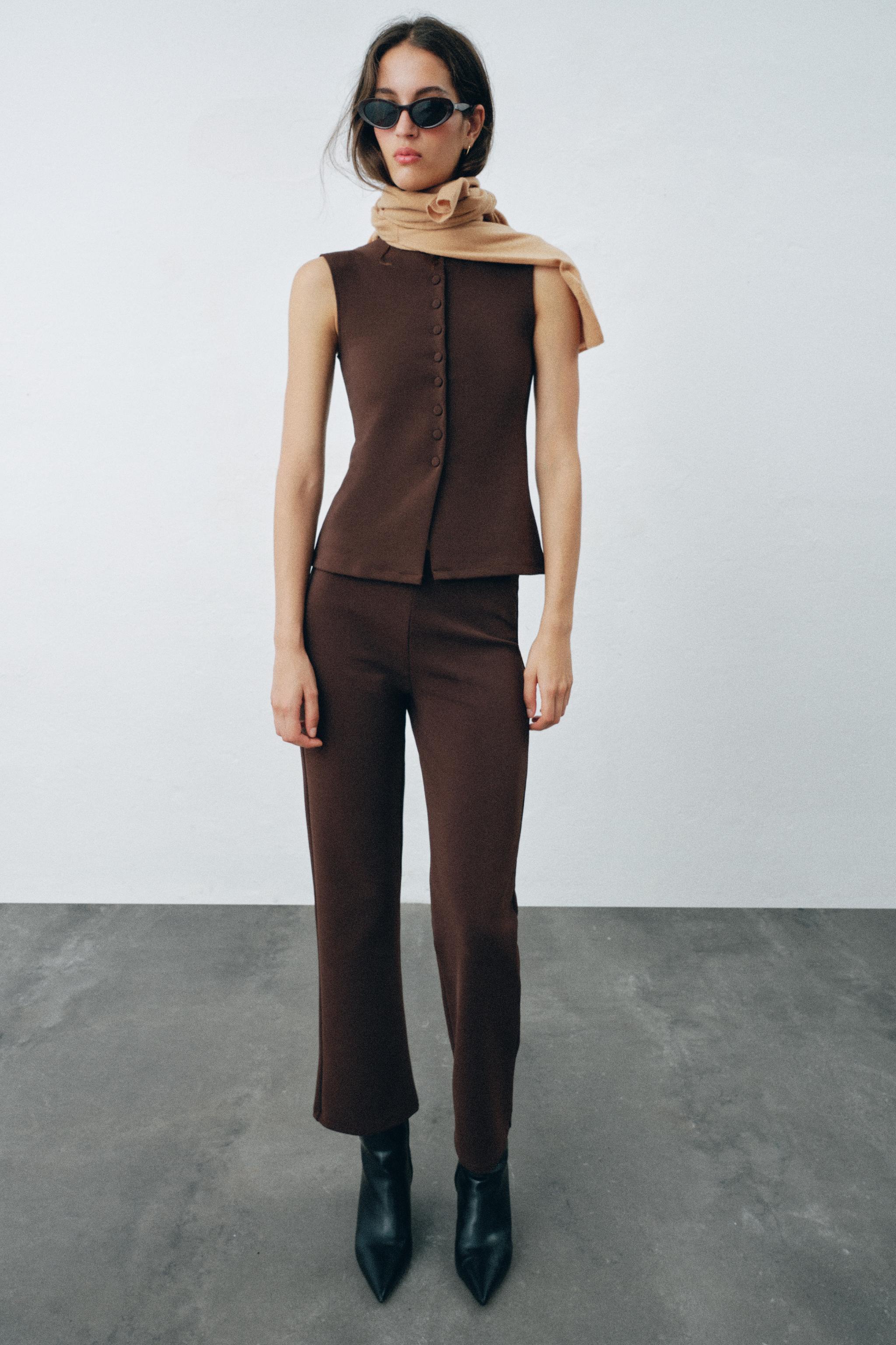 POCKET PANTS - Brown | ZARA United States