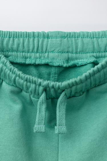 SMILEYWORLD ® PRINT BERMUDA SHORTS - Green by Zara - Image 2