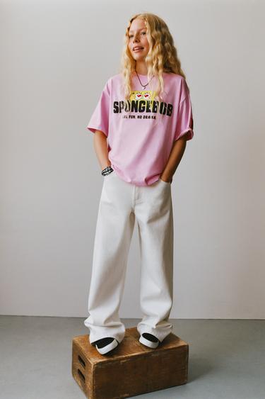 T-SHIRT BOB L'ÉPONGE © NICKELODEON - Rose de Zara