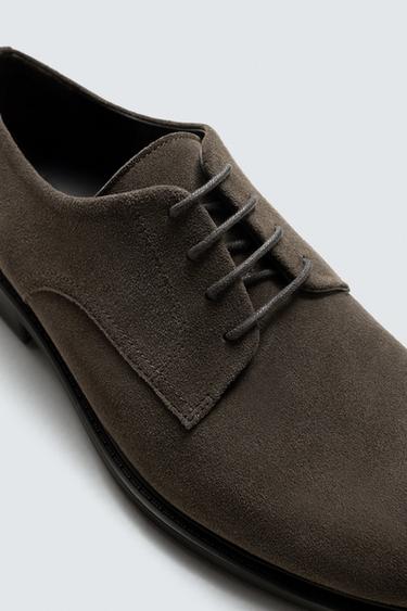 LEATHER SMART SHOES - Brown by Zara - Image 6