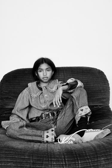 JEAN DROIT CŒURS - Bleu de Zara - Image 5