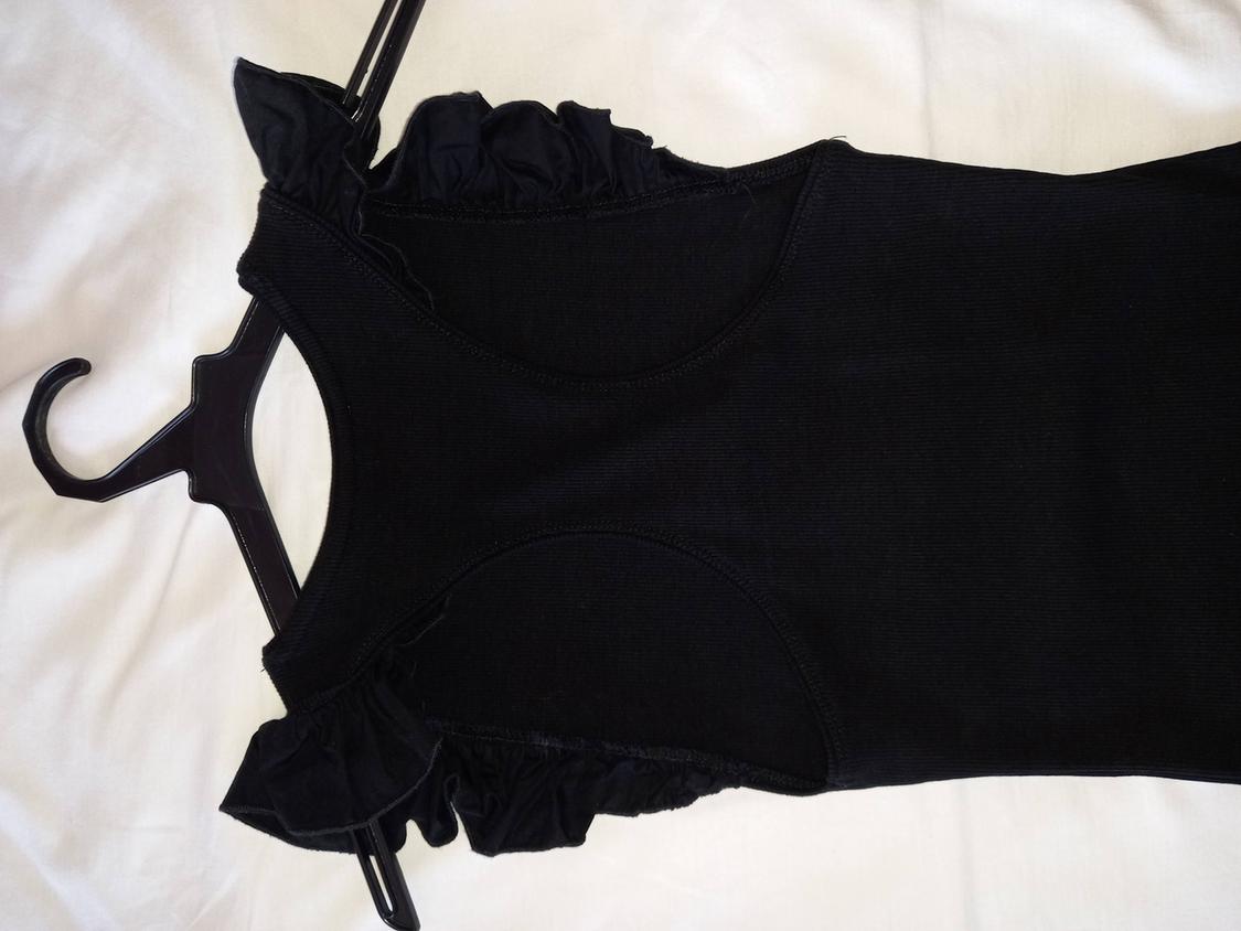 BODY NEGRO DE TIRANTES CON VOLANTES - Image 2