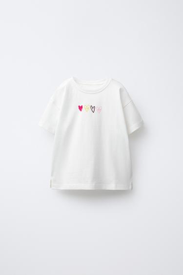 CAMISETA TEXTO - Blanco de Zara - Imagen 0
