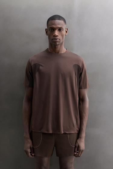 COMBINED TECHNICAL T-SHIRT — Brown 2