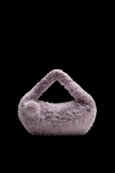 MAXI SHEEPSKIN BAG HARRY LAMBERT FOR ZARA X DISNEY - Mauve Purple by Zara - Image 0