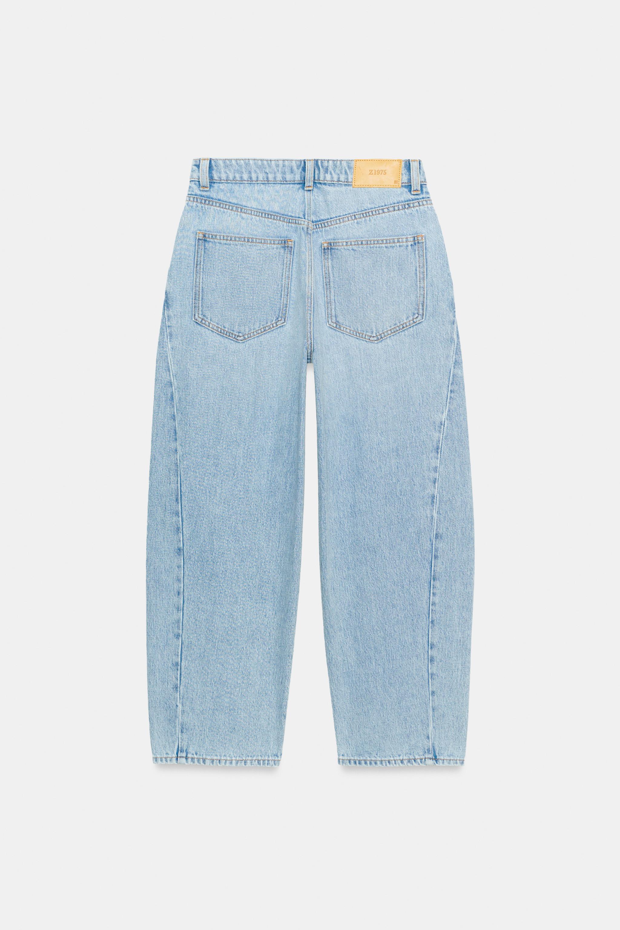 Женские джинсы Zara Z1975 HIGH RISE BARREL JEANS — фото 9