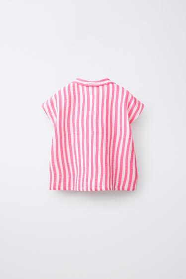 PYJAMA RAYURES TEXTURÉES 2-6 ANS - Rose de Zara - Image 2