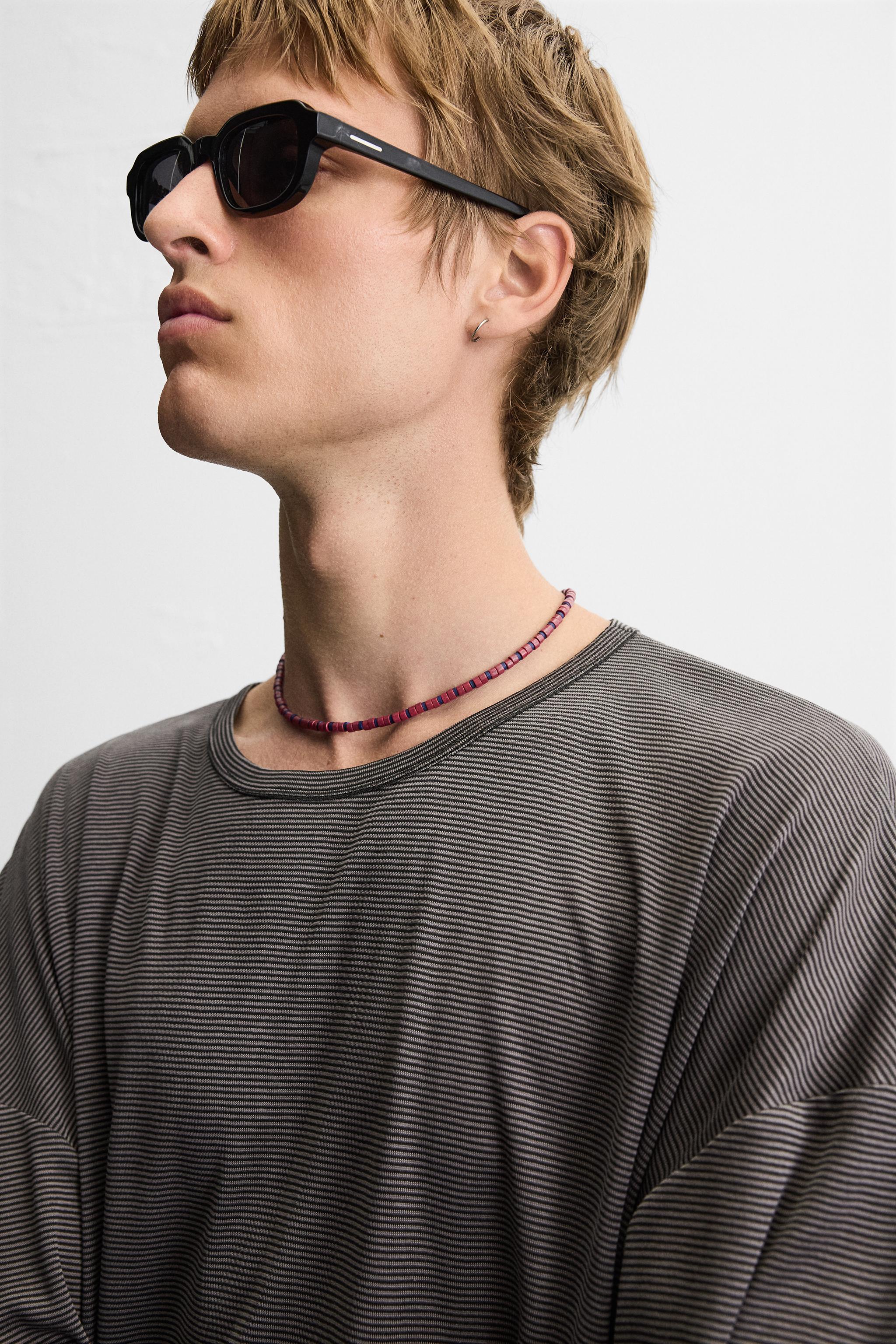 STRIPED T-SHIRT - Gray | ZARA United States