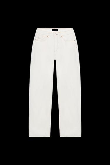 JEANS Z1975 STRAIGHT HOCH LANG - Weiß von Zara - Bild 0