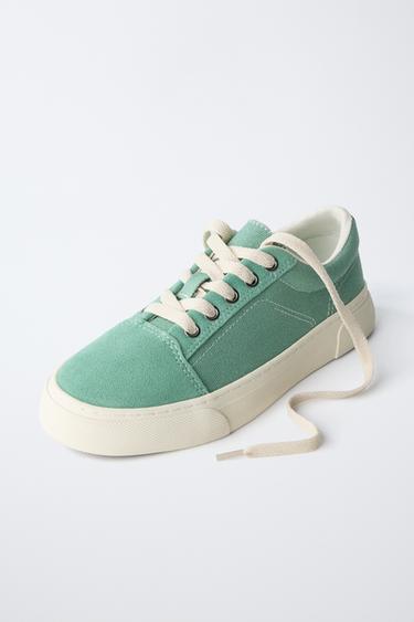 CONTRAST SNEAKERS - Green by Zara - Image 2