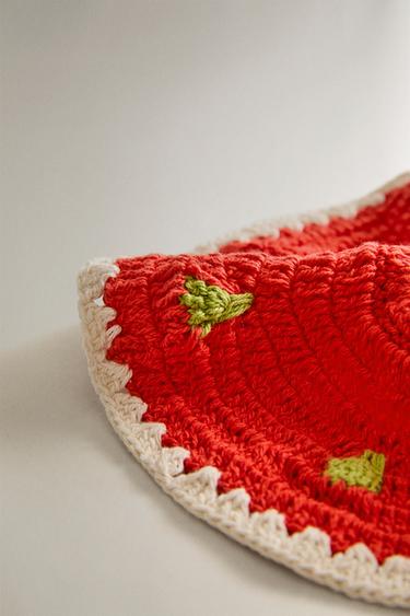 CHOUCHOU CROCHET - Rouge / Corail de Zara - Image 3