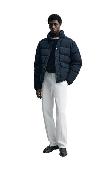 CAZADORA PLUMÍFERO 100% PLUMA WATER REPELLENT - Índigo de Zara