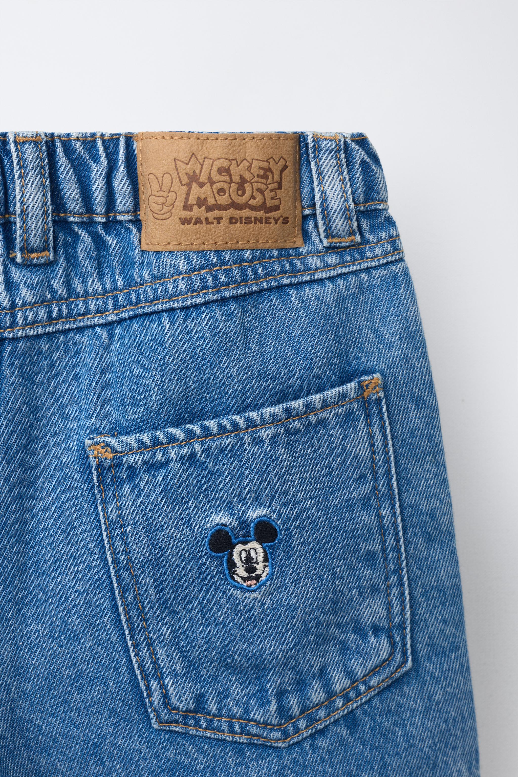 Детские шорты Zara MICKEY MOUSE © DISNEY DENIM SHORTS — фото 5