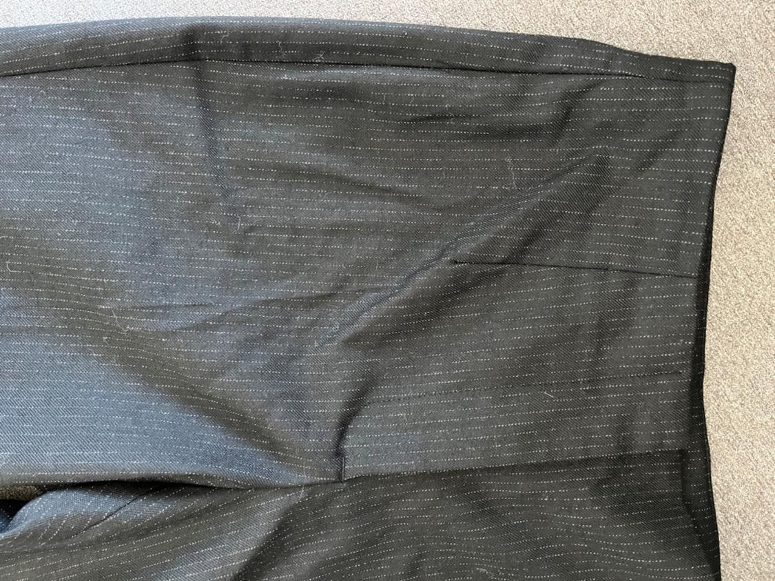 STRIPED WOOL BLEND TROUSERS - Image 4