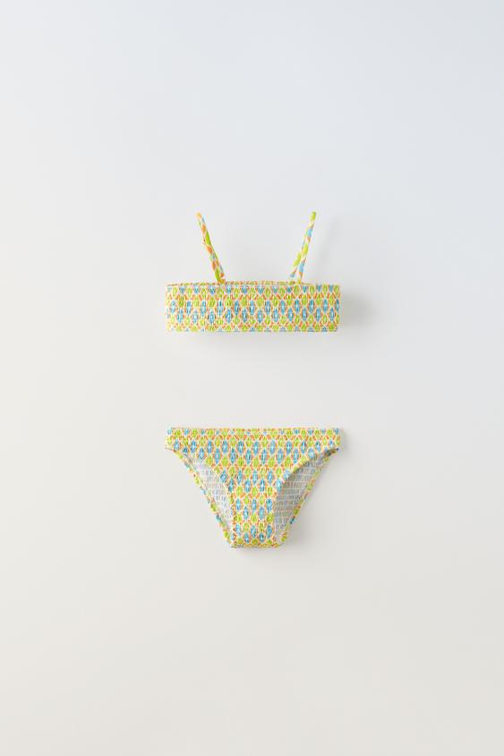 6-14 ANS/ BIKINI À IMPRIMÉ ÉLASTIQUES - Multicolore de Zara - Image 0