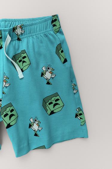 6-14 YEARS/ MINECRAFT © MOJANG AB. PYJAMAS - Blue by Zara
