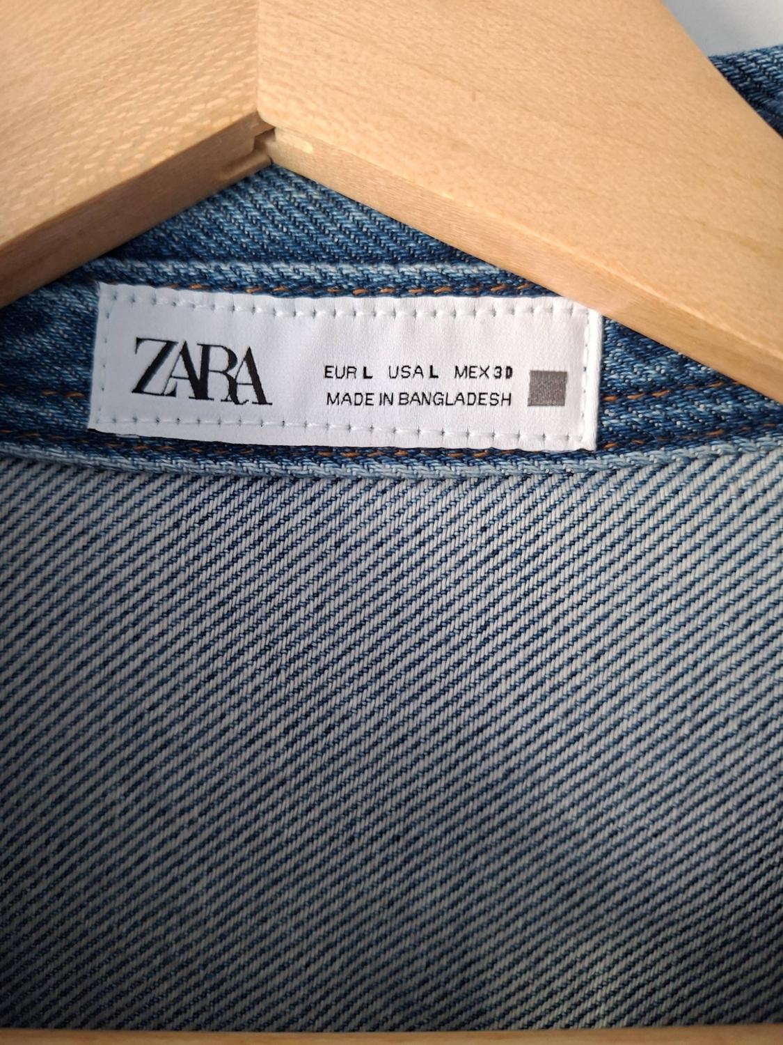 Z1975 CROPPED OVERSIZE DENIM SHIRT - Image 2